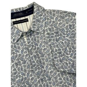 Tommy Hilfiger Polo‎ Shirt Men's Sz XL Paisley Pattern